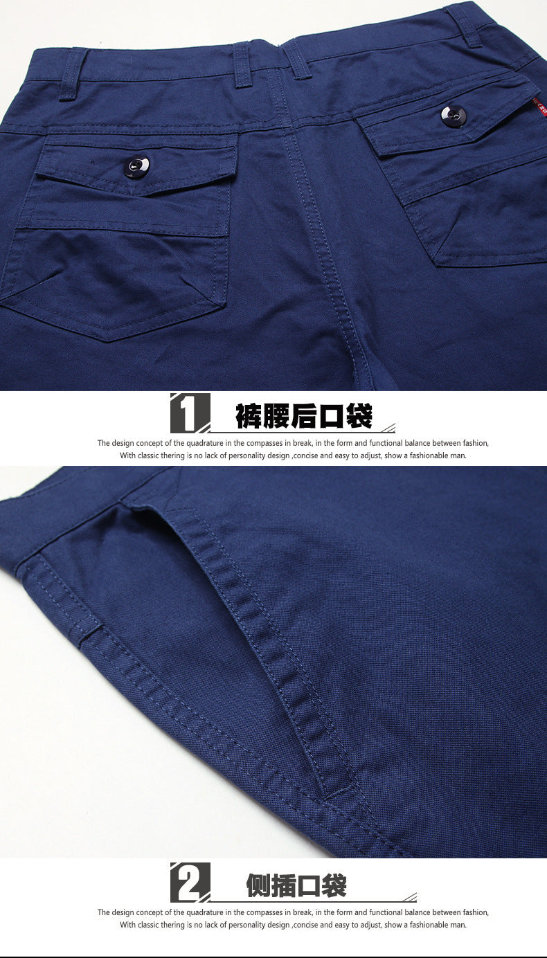 2020 cross-border Amazon spring and autumn casual pants men's plus size cotton pants tide brand overalls a generation of hair