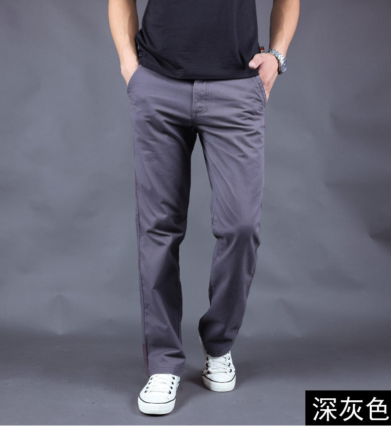 2020 cross-border Amazon spring and autumn casual pants men's plus size cotton pants tide brand overalls a generation of hair