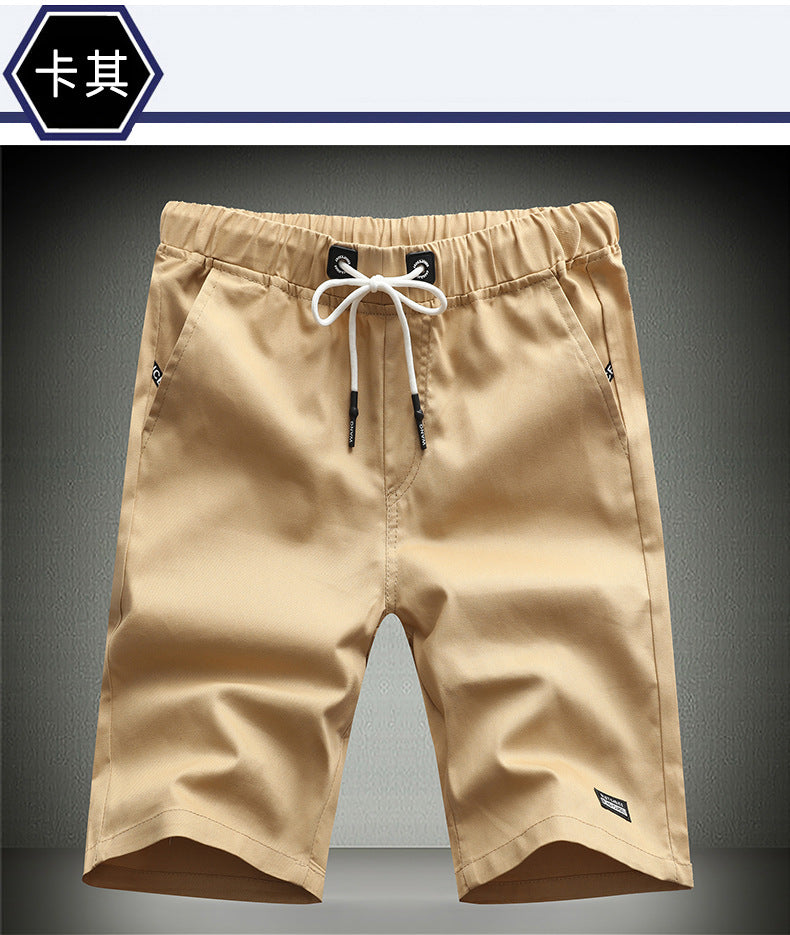 Summer new cotton shorts men's Korean leisure large size men's sports pants waist men's pants manufacturers wholesale