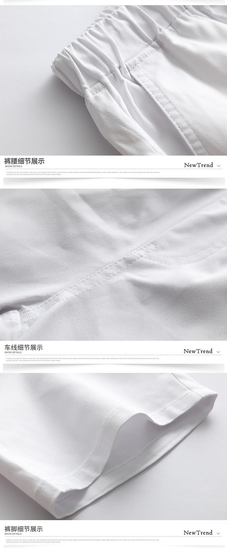 Summer new cotton shorts men's Korean leisure large size men's sports pants waist men's pants manufacturers wholesale