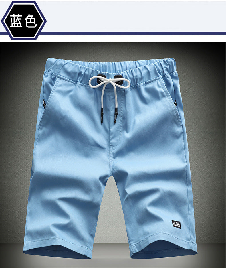 Summer new cotton shorts men's Korean leisure large size men's sports pants waist men's pants manufacturers wholesale