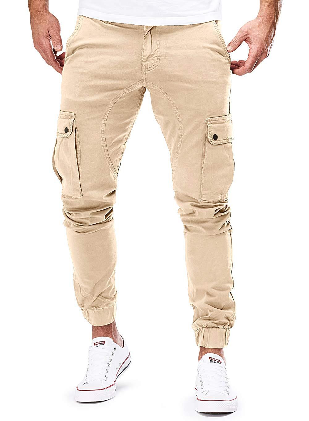 Autumn new men's pants ebay men's overalls Amazon wish AliExpress new overalls men's manufacturers straight