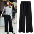 Manufacturer Wholesale Cross-Border Popular Spring and Autumn Plus-Size Straight-Leg Wide-Leg Pants for Middle-Aged and Elderly Mothers, Loose Long Pants