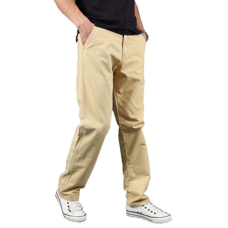 2020 cross-border Amazon spring and autumn casual pants men's plus size cotton pants tide brand overalls a generation of hair