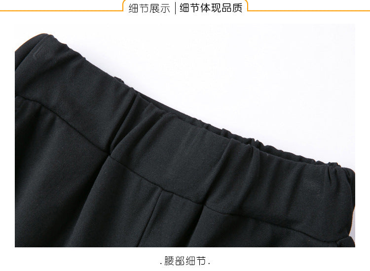 Plus-Size Women's Pants for Middle-Aged and Elderly Women, Summer Loose Wide-Leg Pants for Plus-Size Women, Casual Floor-Length Straight-Leg Trousers, Thin
