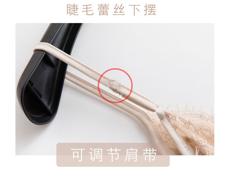Tangge Spring and Summer Mulberry Silk Loose V-neck Lace Silk Sling Nightdress Sexy Pajamas Silk Base Petticoat