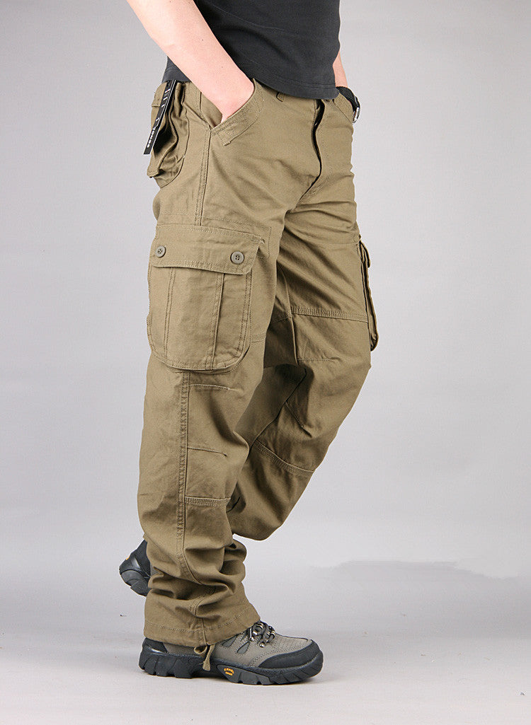 Foreign Trade Wholesale Overseas Workwear Pants Men's Multi-pocket Pants New Men's Casual Loose Men's Pants Labor Protection Pants