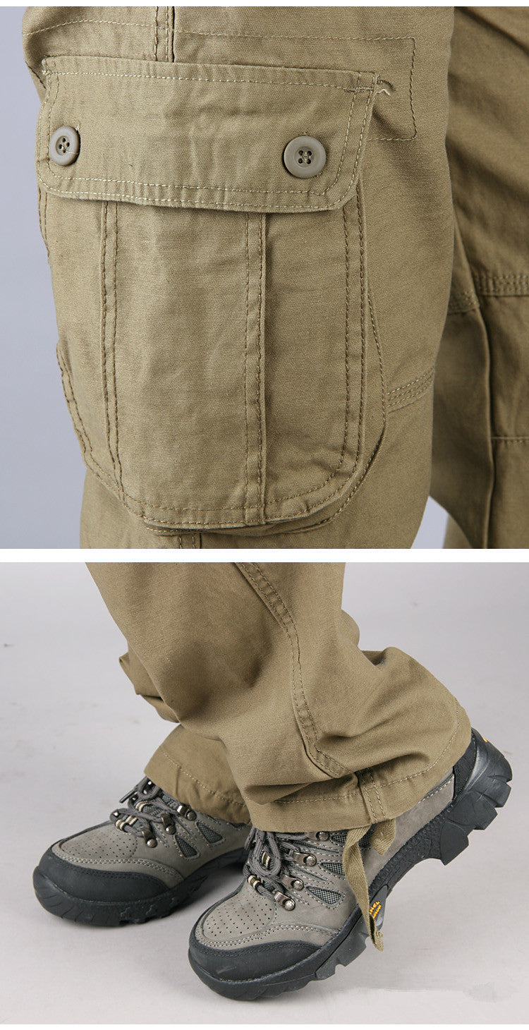 Foreign Trade Wholesale Overseas Workwear Pants Men's Multi-pocket Pants New Men's Casual Loose Men's Pants Labor Protection Pants