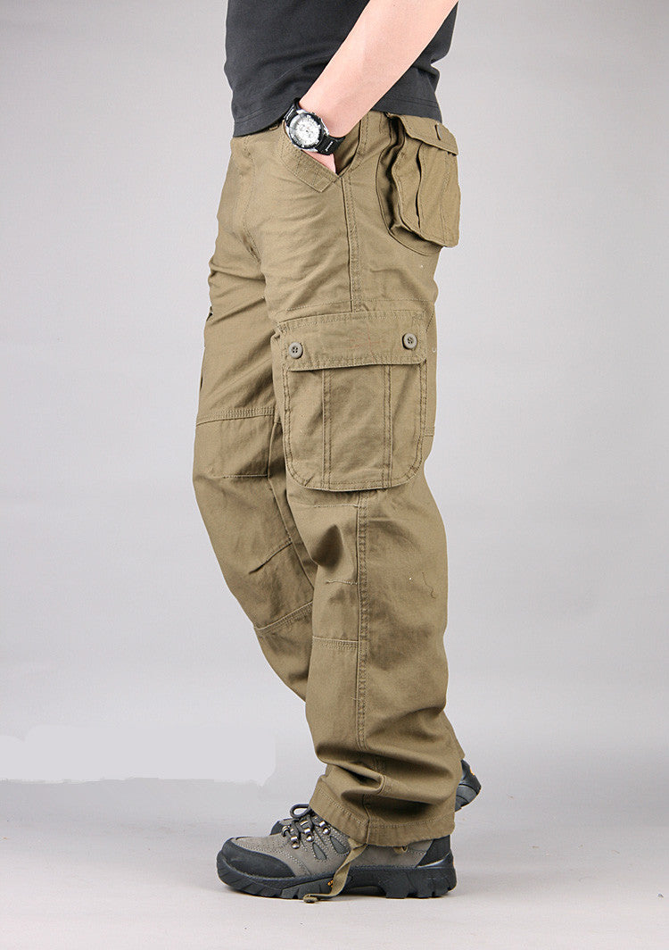 Foreign Trade Wholesale Overseas Workwear Pants Men's Multi-pocket Pants New Men's Casual Loose Men's Pants Labor Protection Pants