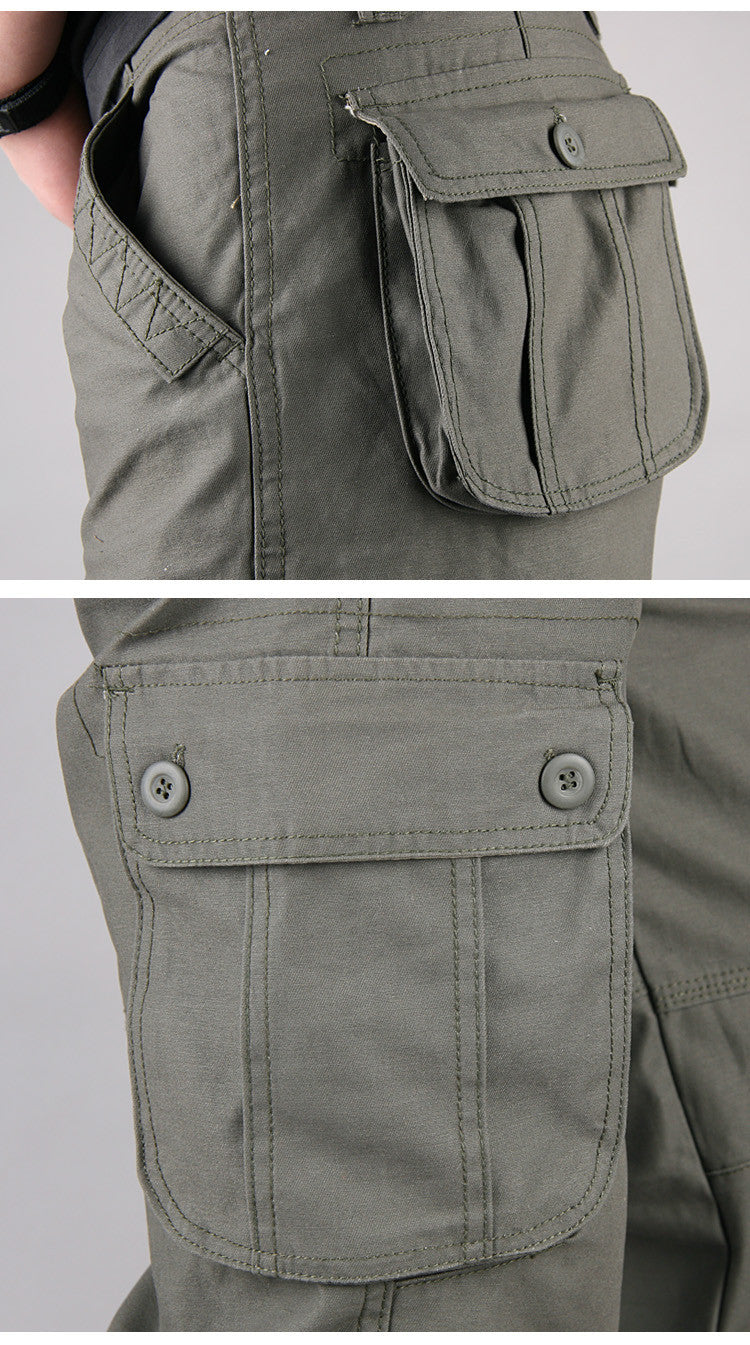 Foreign Trade Wholesale Overseas Workwear Pants Men's Multi-pocket Pants New Men's Casual Loose Men's Pants Labor Protection Pants