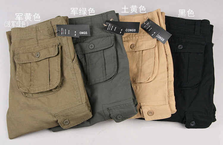 Foreign Trade Wholesale Overseas Workwear Pants Men's Multi-pocket Pants New Men's Casual Loose Men's Pants Labor Protection Pants