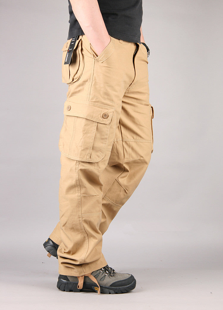 Foreign Trade Wholesale Overseas Workwear Pants Men's Multi-pocket Pants New Men's Casual Loose Men's Pants Labor Protection Pants