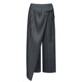 Miyake 2026 New Comfortable Casual Pants for Women, Straight-Leg Skirt, Japanese Style Pleated Tie Skirt Pants, Wholesale Casual Fashion
