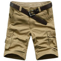 Summer Large Size Shorts Loose Middle Pants Five-point Pants Men's Beach Multi-pocket Outdoor Casual Five-point Pants Work Pants