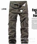 Amazon ebay wholesale loose men's casual overalls multi-bag pants European and American men's pants large size overalls