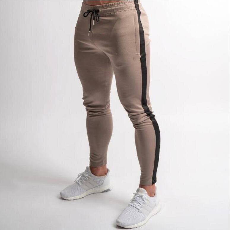 New Cross-Border Men's Outdoor Sports Casual Slim-Fit Gym Pants Men's Long Pants with Tapered Cuffs