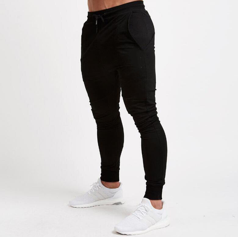New Cross-Border Men's Outdoor Sports Casual Slim-Fit Gym Pants Men's Long Pants with Tapered Cuffs