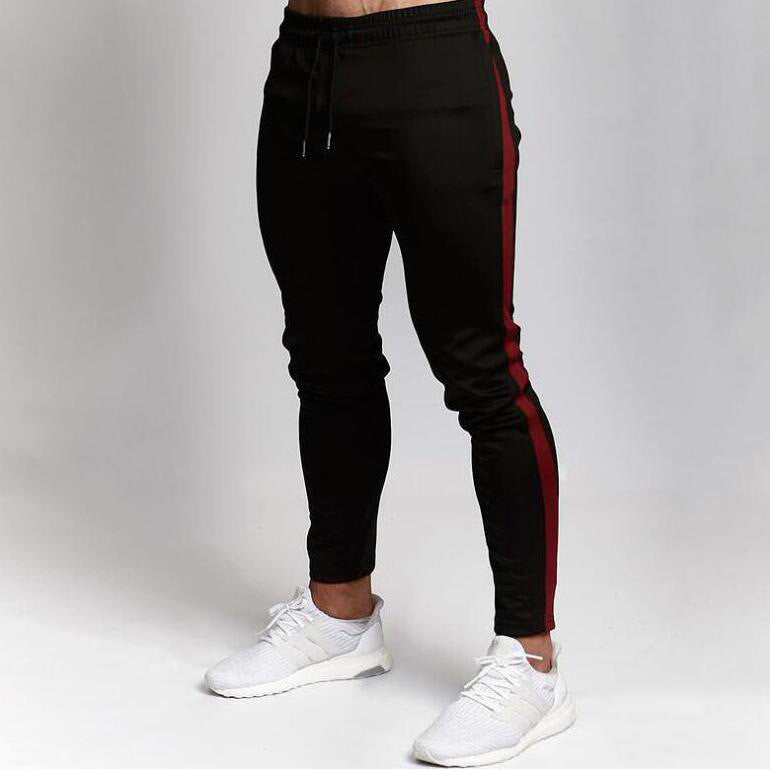New Cross-Border Men's Outdoor Sports Casual Slim-Fit Gym Pants Men's Long Pants with Tapered Cuffs