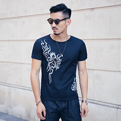 Spring and summer leggings suit pants British trousers men's business casual pants Korean slim straight black thin
