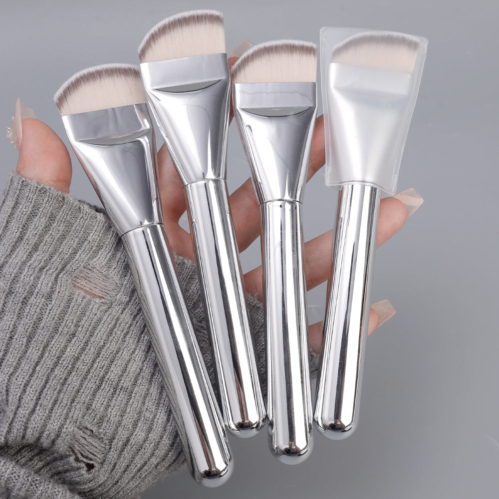 Ultra-Thin Foundation Brush Widened Bristles Lightweight Face Contour Brush Precise Even Foundation Cream Makeup Brushes