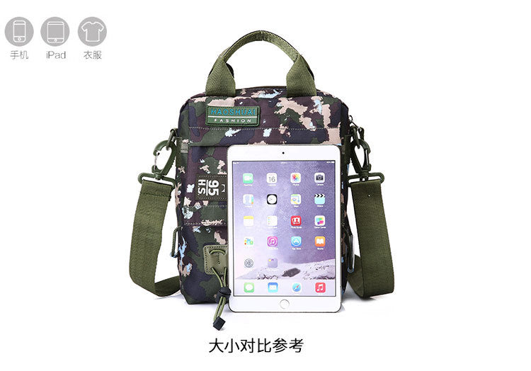 Wholesale Men's Portable Crossbody Bag, Casual Shoulder Bag, Outdoor Waterproof Cloth Bag, Sports Travel Bag, Cross-Border Supply