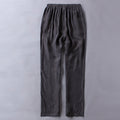 Summer Thin Copper Ammonia Silk Casual Pants Mulberry Silk Trousers Men's Wear Loose Large Size Men's Pants with Loose Waist