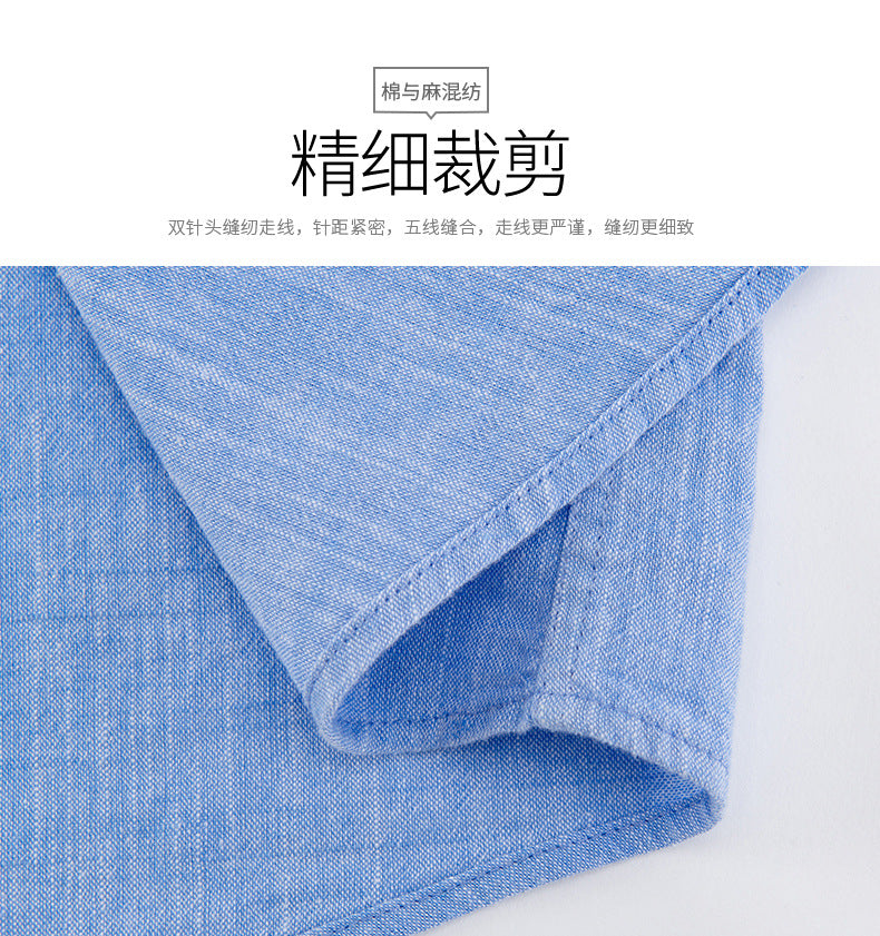 cotton linen Shirts Longsleeve Shirt for Men clothing pure colored Casual hemp shirt camisa masculina mens dress shirts