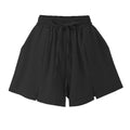 Shorts Women's Summer 100.00kg New Arrival Thin Chiffon Split Wide Leg Pants Loose Slim-fit Loose Loose Waist Outer Wear Casual Pants