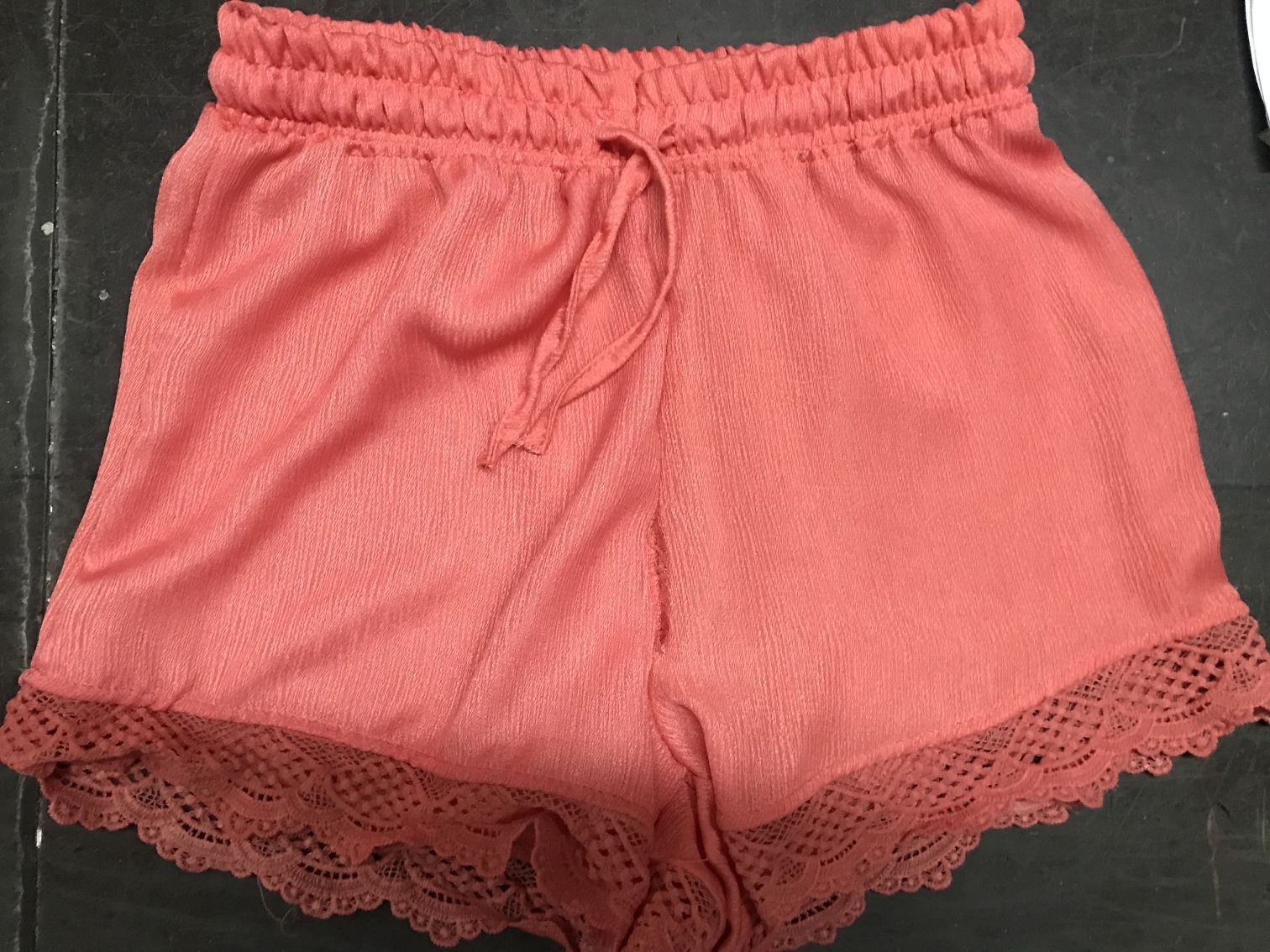 2026 Foreign Trade Amazon European and American Summer Solid Color Lace-Up Shorts Casual Pants for Women Large Quantity in Stock