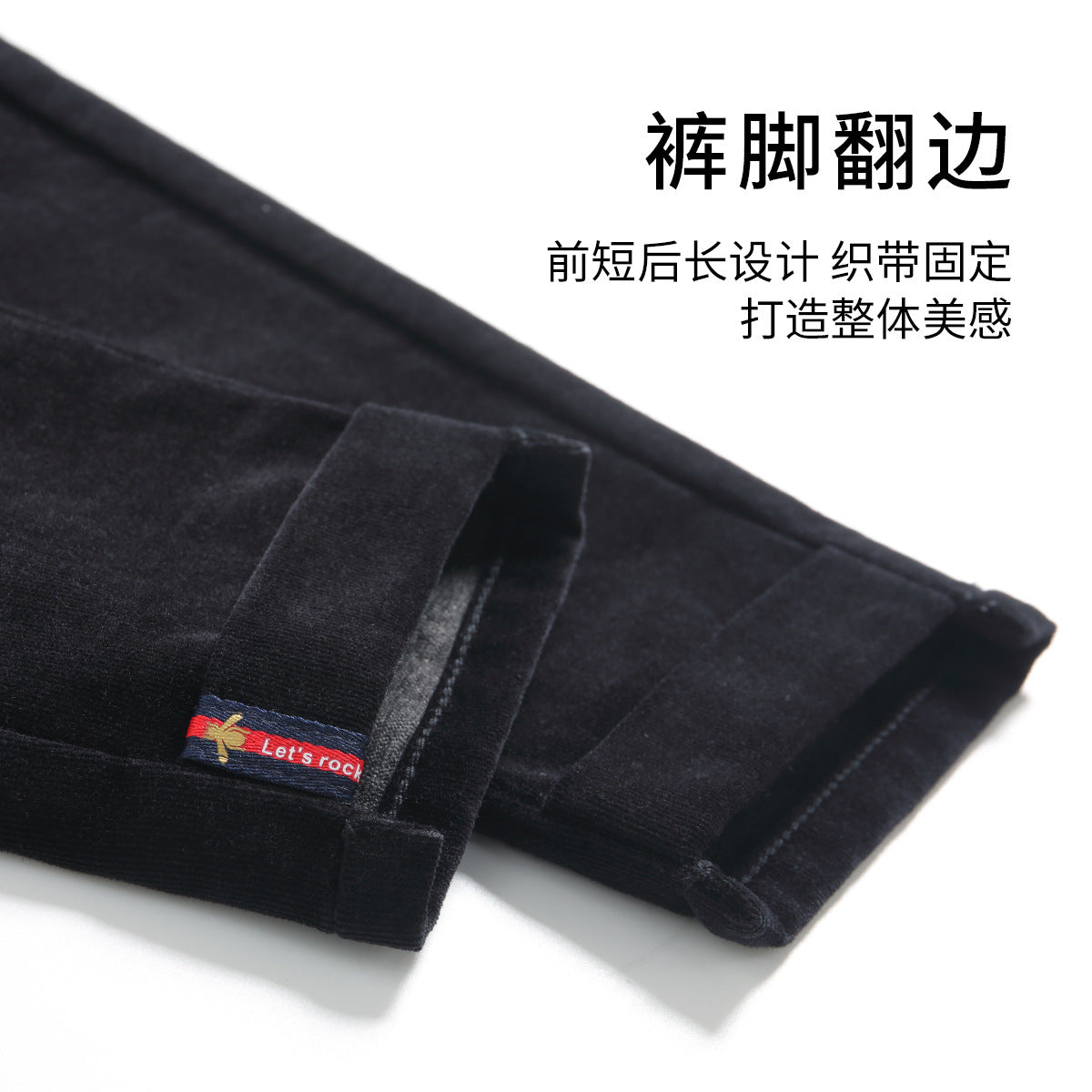 Women's pants spring and autumn casual pants women corduroy high waist elastic feet pants a generation of 0138