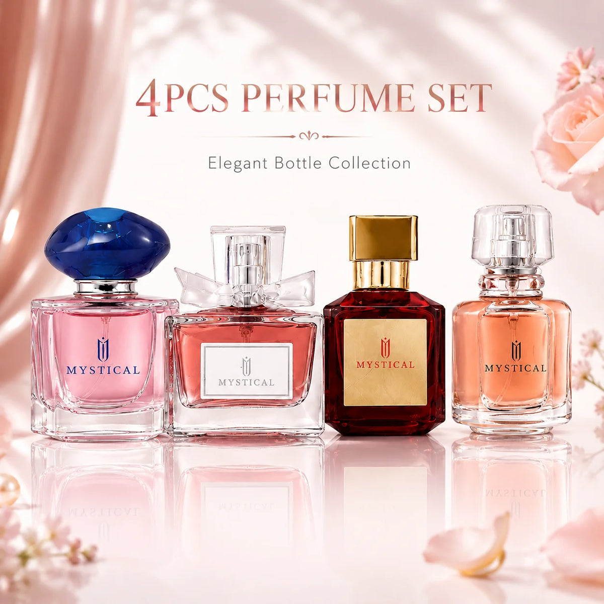 4-Piece Floral Eau De Parfum Fragrance Set - 120ml