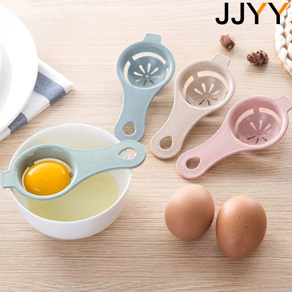 JJYY Separador de clara de huevo para cocina DIY Soporte colador Divisor divertido Stonego Utensilio de cocina Accesorios para hornear
