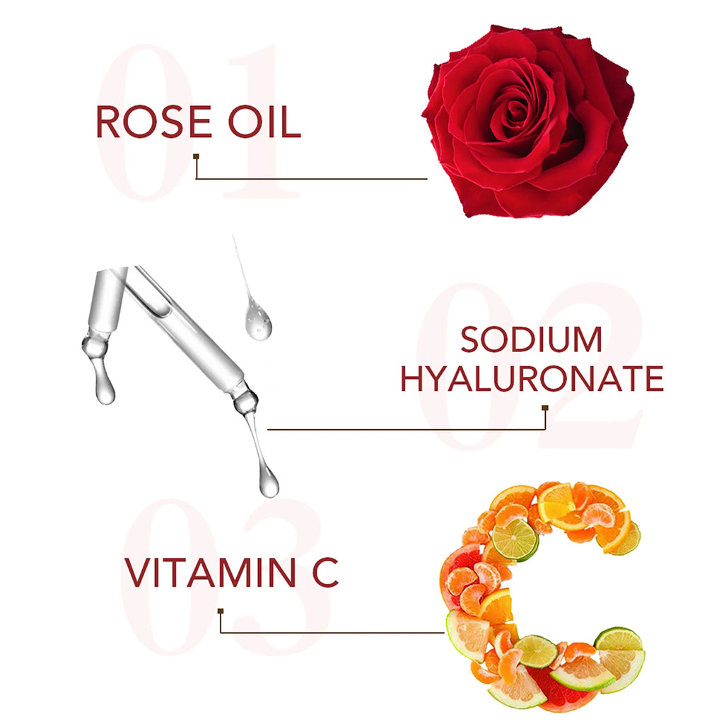 AILKE Rose Facial Cleanser, Women Whitening Moisturizing Cleaning Cleaner, Hydrating, Reduce Dark Spots, For All Skin Types