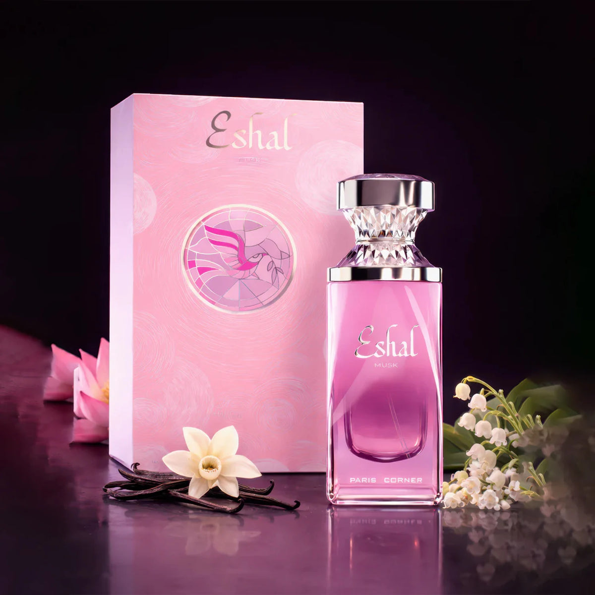 Paris Corner Eshal Musk Eau de Parfum for Women - 3.4 fl oz / 100 ml