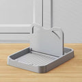Silicone Spoon Rest and Pot Lid Holder - Kitchen Counter Organizer