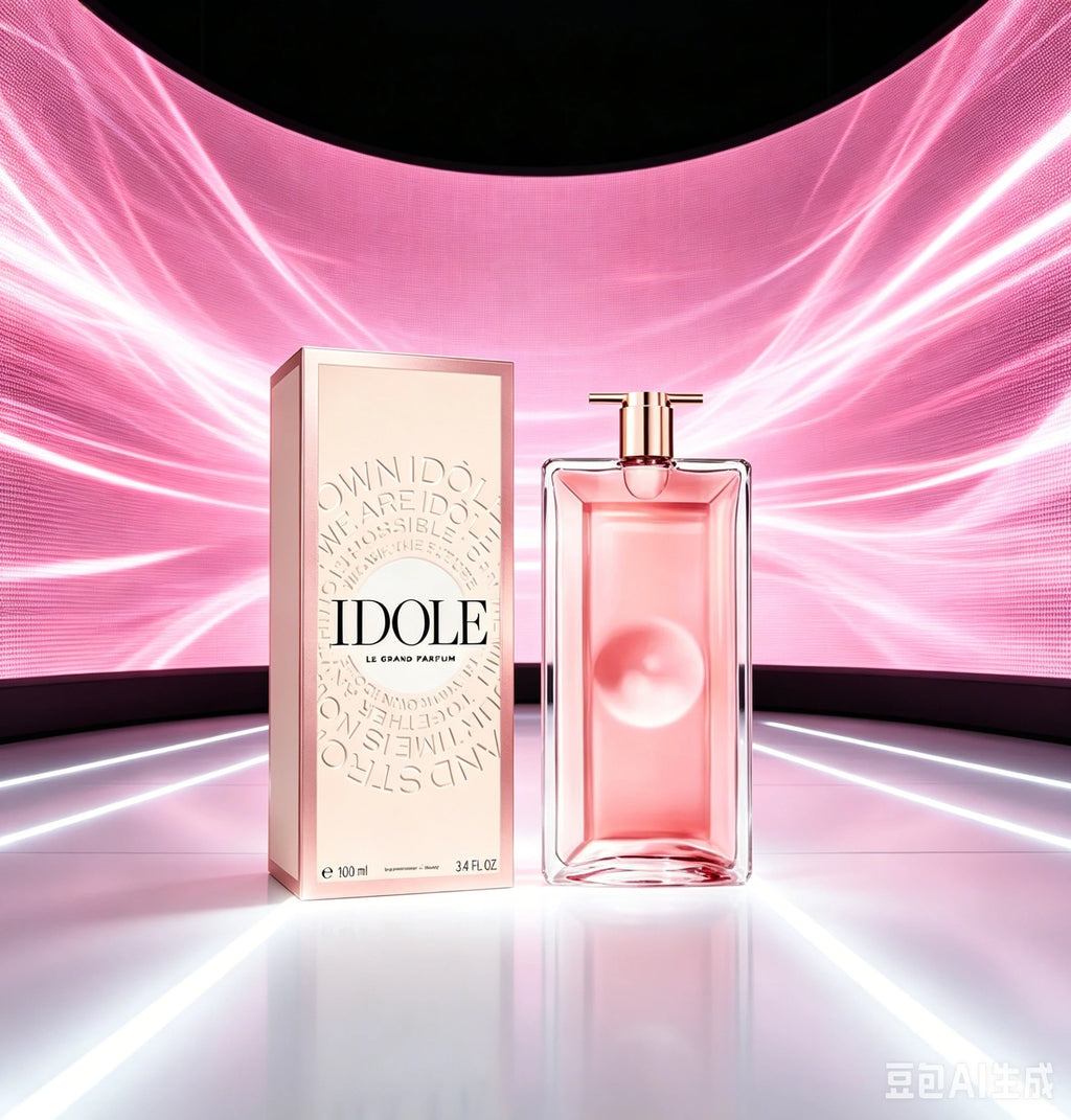 Idole Eau de Parfum for Women 100ml 3.4 FL.OZ Long Lasting Soft Floral Rose Musk Feminine Fragrance Elegant All Day Wear for Office Date Women's Perfume with Gift Box