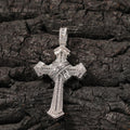 The Bling King Shiny Bundled Cross Pendant Necklace For Men Trendy Christian Jesus Cubic Zirconia Choker Rock Jewelry