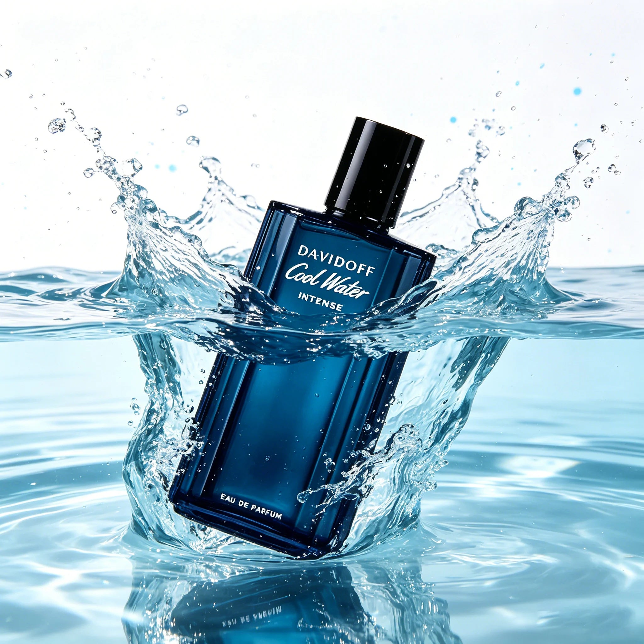 Davidoff Cool Water Eau de Parfum Intense – Ambery Men's Cologne – With Notes of Green Mandarin, Coconut Water & Amber – Long Lasting Fragrance - 4.2 Oz