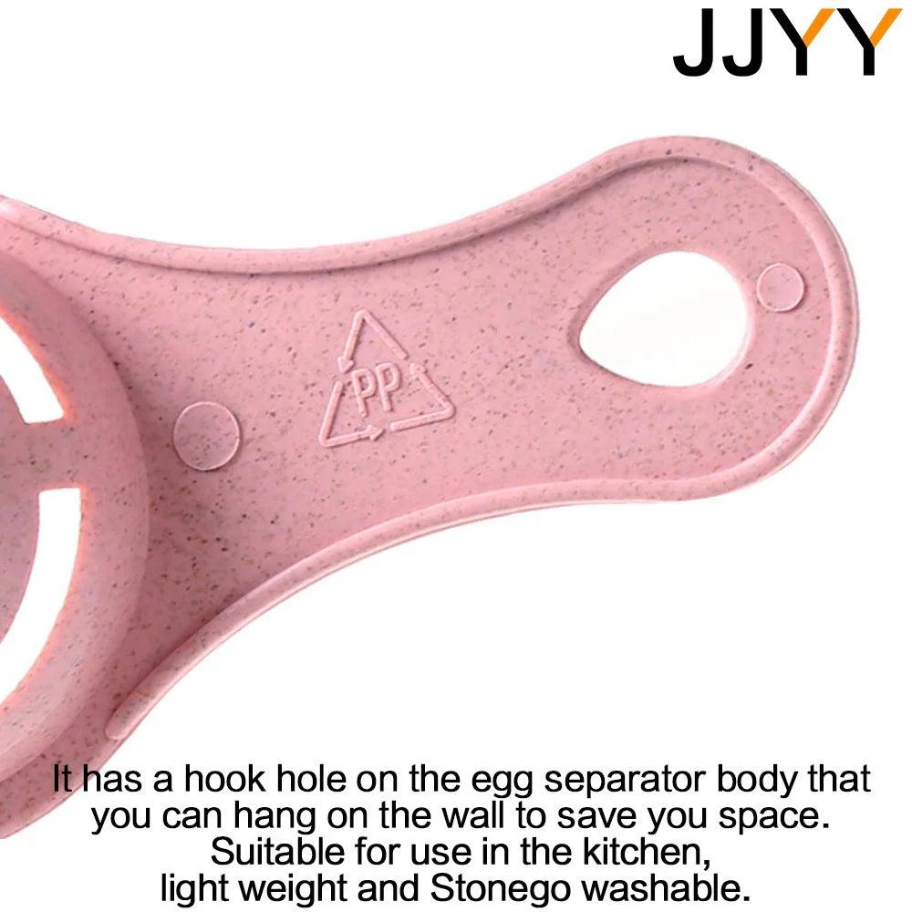 JJYY Separador de clara de huevo para cocina DIY Soporte colador Divisor divertido Stonego Utensilio de cocina Accesorios para hornear