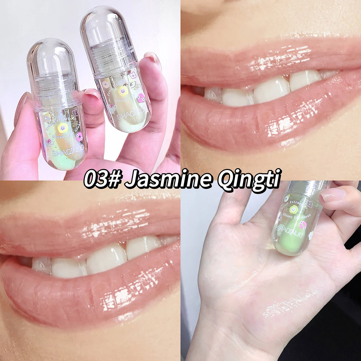 Hydrating Lip Plumping Gloss Oil - Moisturizing Serum 3.2ml