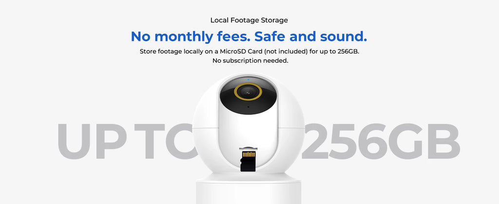 IMILAB Baby Monitor Indoor Security Camera with AI Detection Night Vision 2-Way Audio 360° PTZ Compatible with Xiaomi Home App