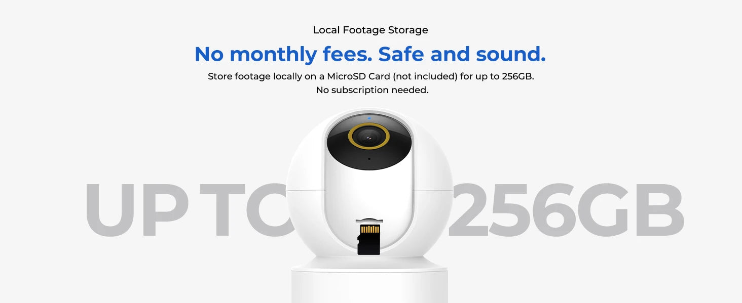 IMILAB Baby Monitor Indoor Security Camera with AI Detection Night Vision 2-Way Audio 360° PTZ Compatible with Xiaomi Home App