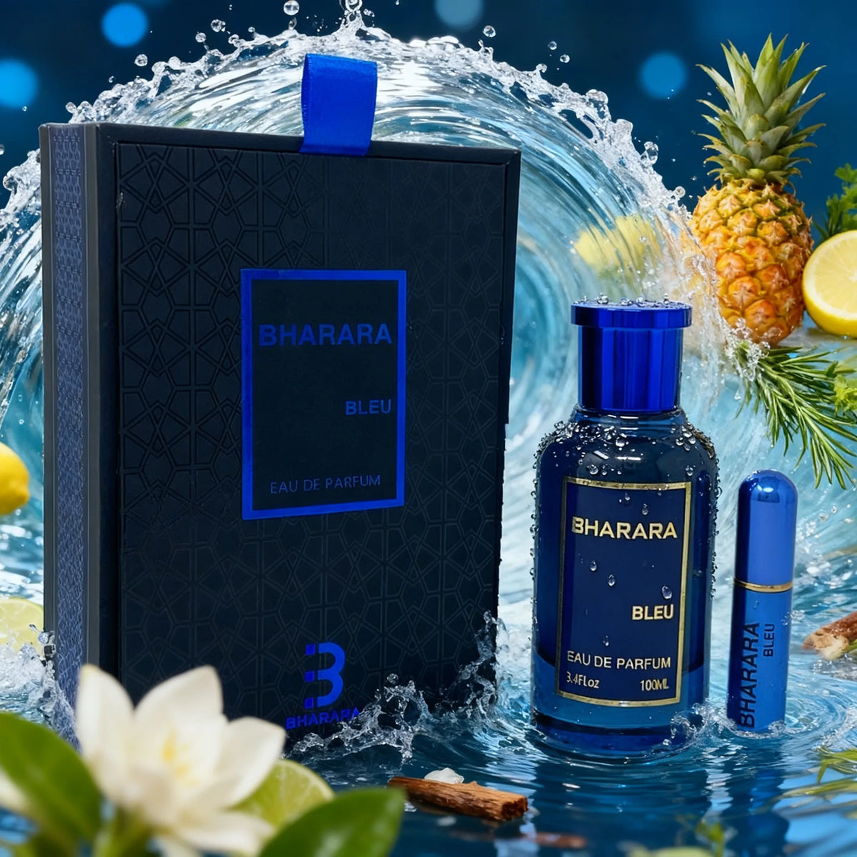 Bharara Bleu Pour Homme Eau De Parfum for Men 100ml