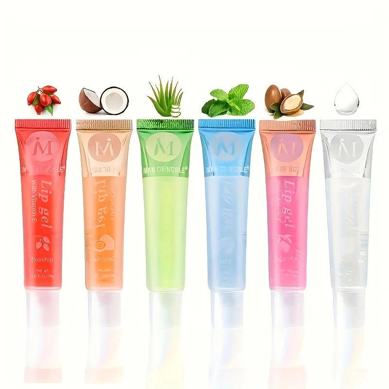 Moisturizing Lip Gloss Set - 6-Piece Plumping Lip Oil Collection
