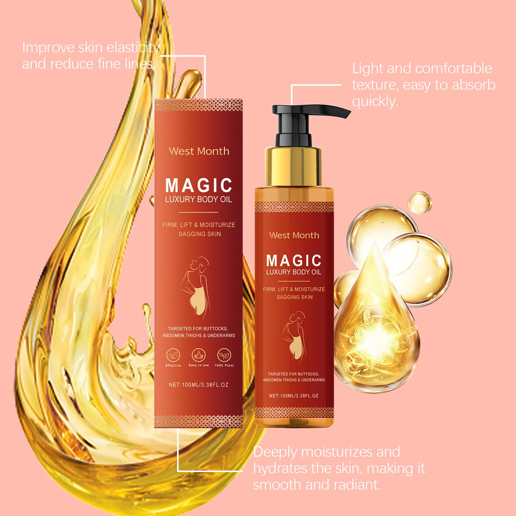 West Montr Body Tightening Moisturizing Oil and Moisturizing Oil Moisturize Soft and Tightening Skin Daily Care Nourishing Oil