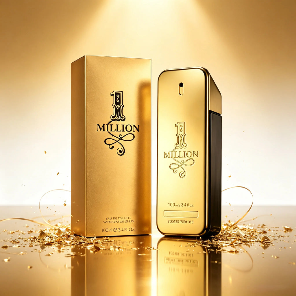 Rabanne 1 Million Eau de Toilette - Long Lasting Designer Fragrance for Men with Mandarin, Cinnamon & Amber - Luxury Men's Perfume Spray