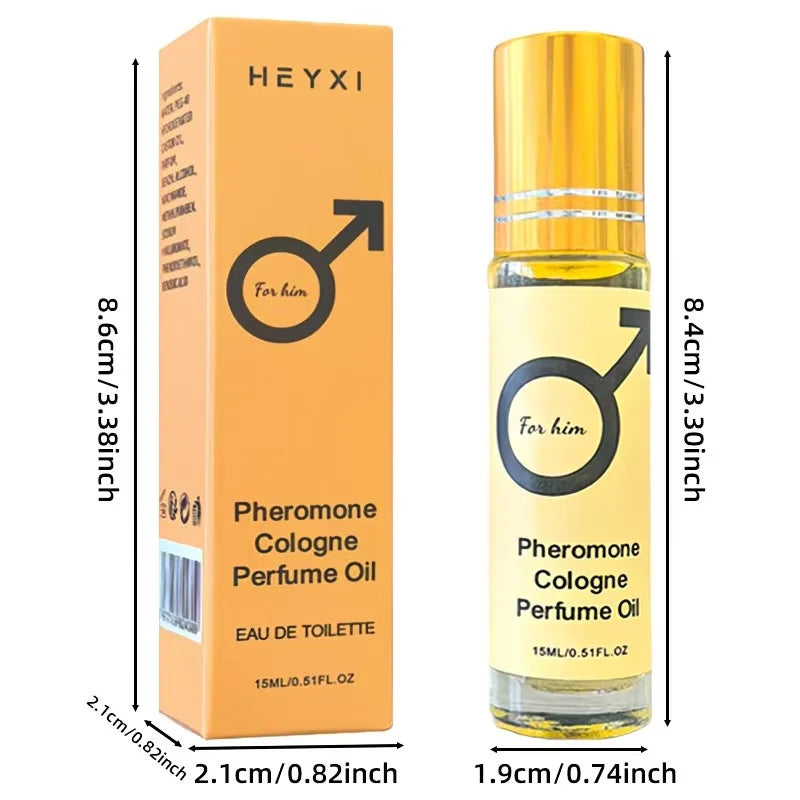 Alcohol-Free Roll-On Perfume for Women, Floral Scent, Portable