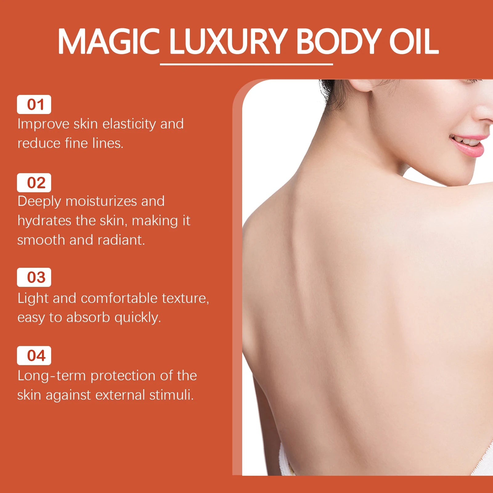 West Montr Body Tightening Moisturizing Oil and Moisturizing Oil Moisturize Soft and Tightening Skin Daily Care Nourishing Oil