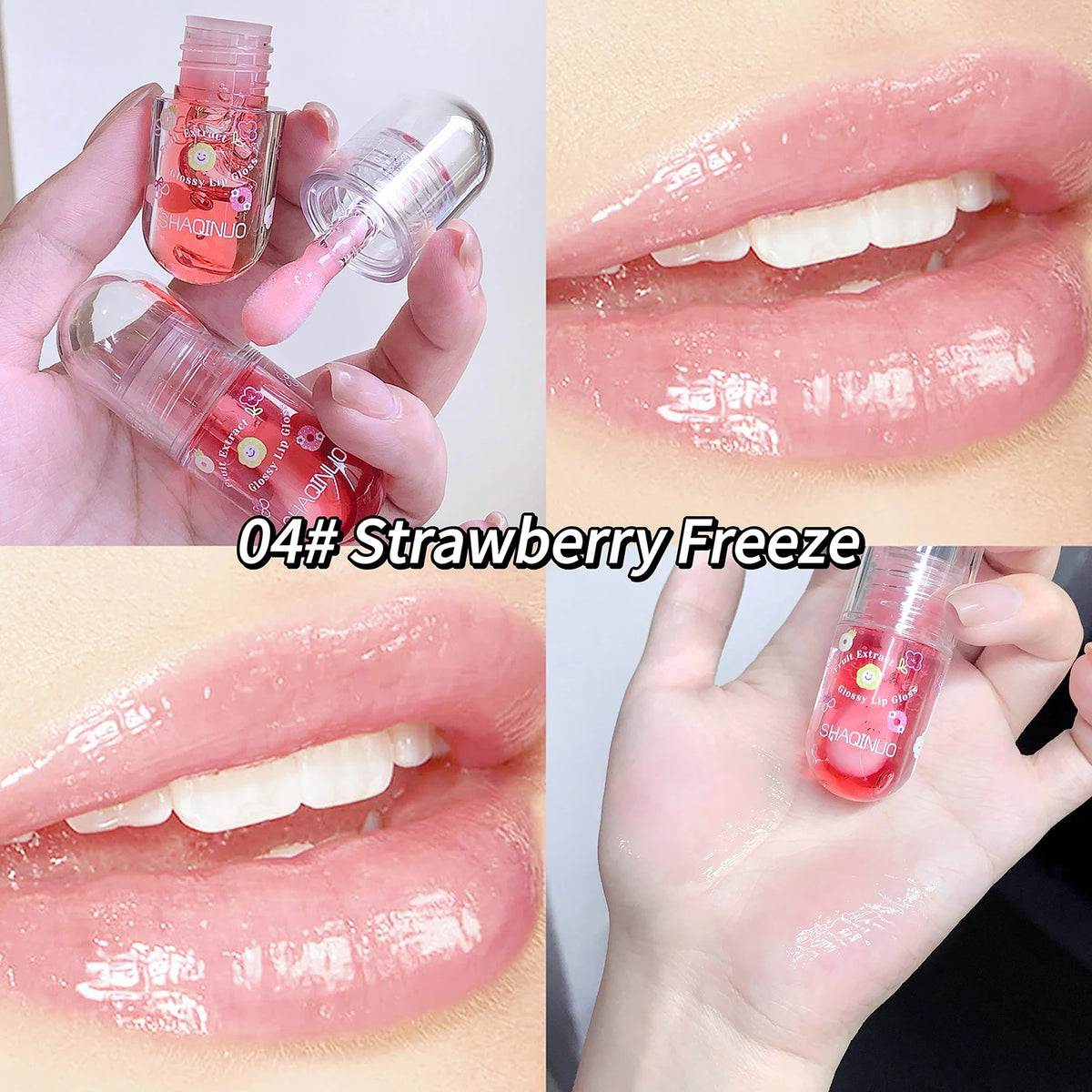 Hydrating Lip Plumping Gloss Oil - Moisturizing Serum 3.2ml