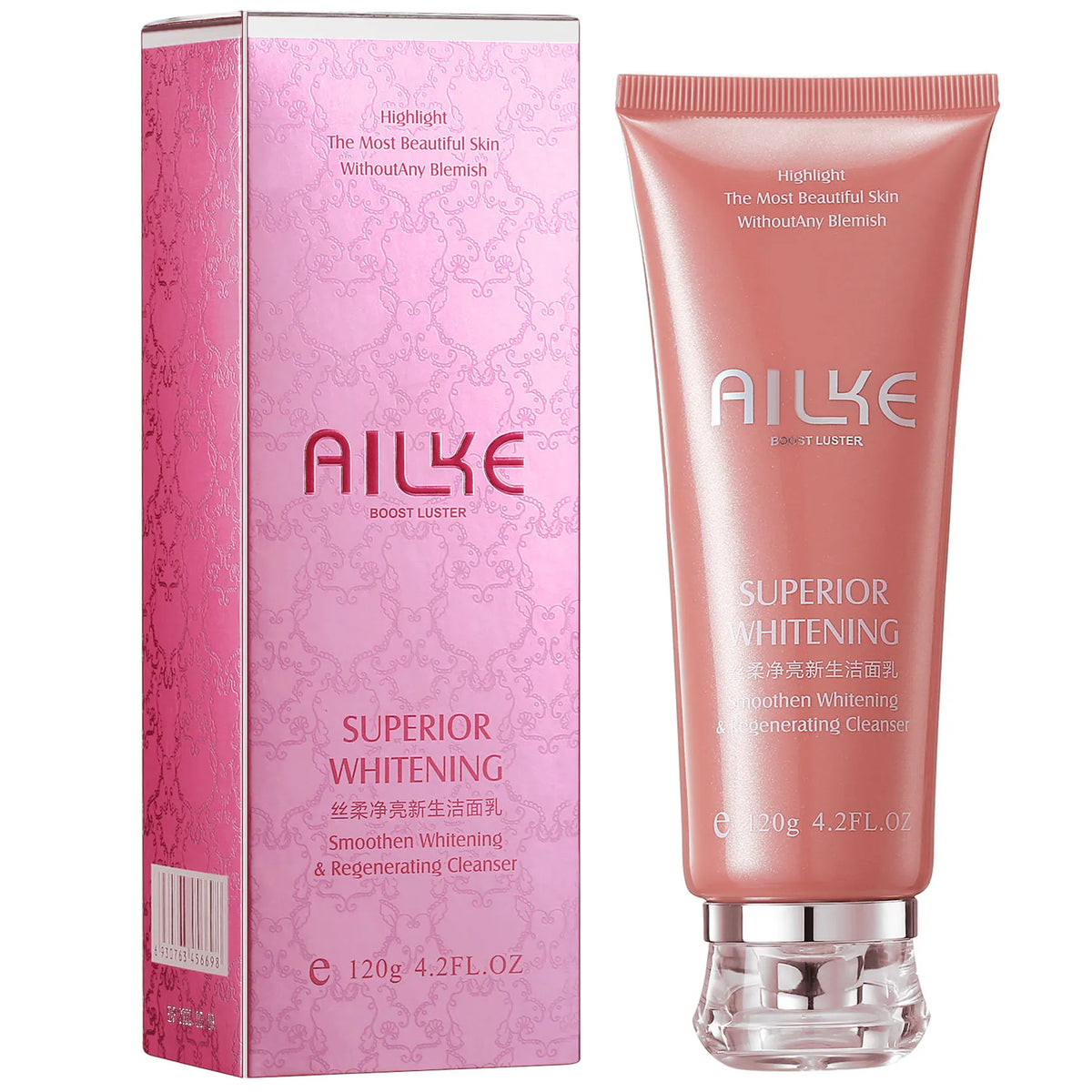 AILKE Whitening Facial Cleanser - Moisturizing, 120g